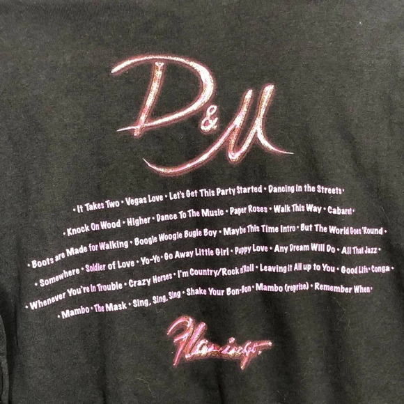 Donny & Marie Osmond Las Vegas Flamingo Residency Graphic Concert T Shirt - Picture 5 of 7